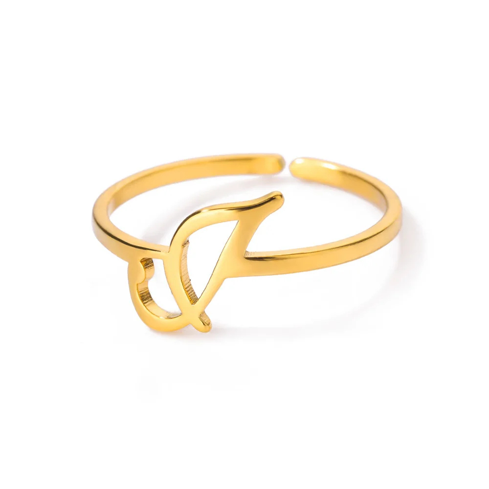 Bague Initiale J Femme