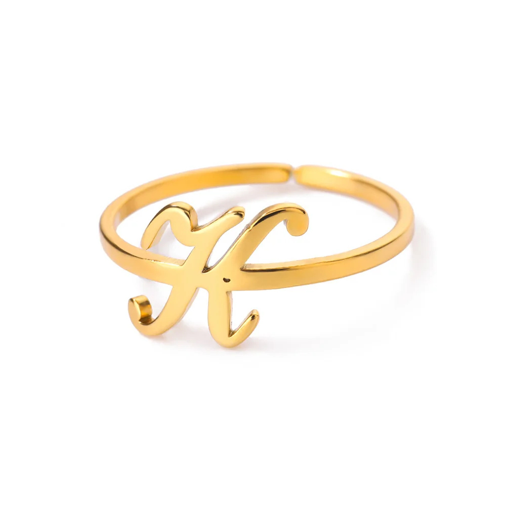 Bague Initiale K Femme