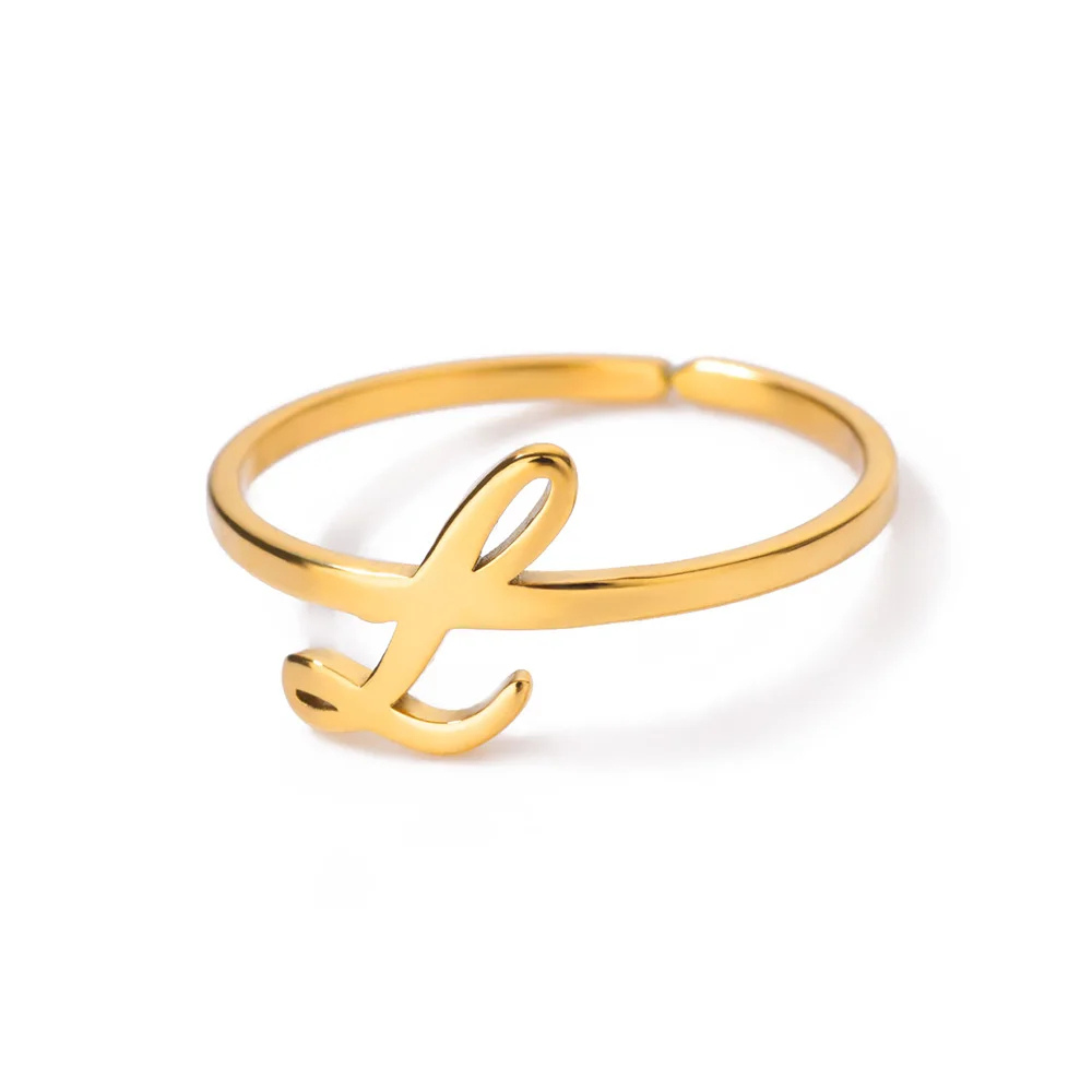 Bague Initiale L Femme