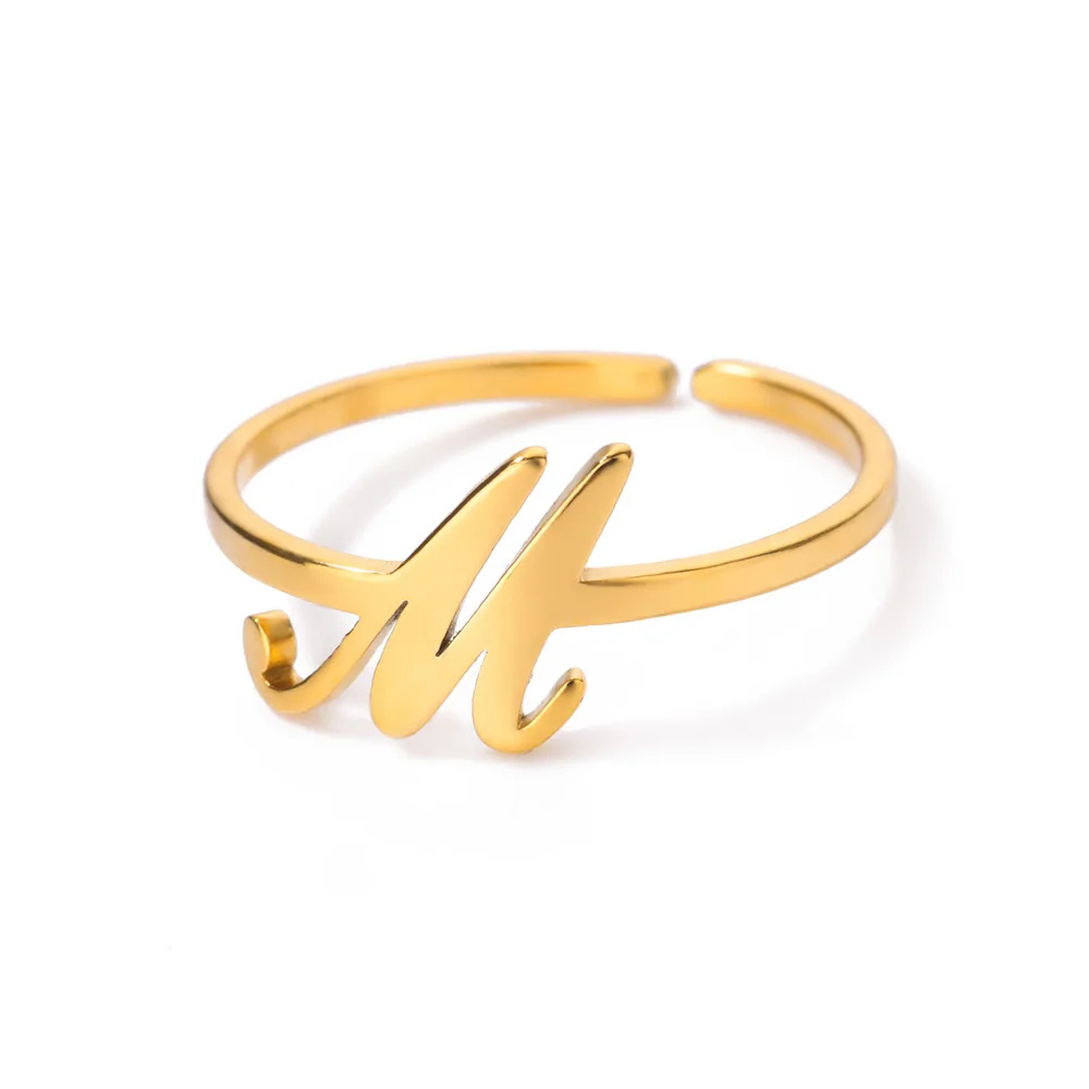 Bague Initiale M Femme