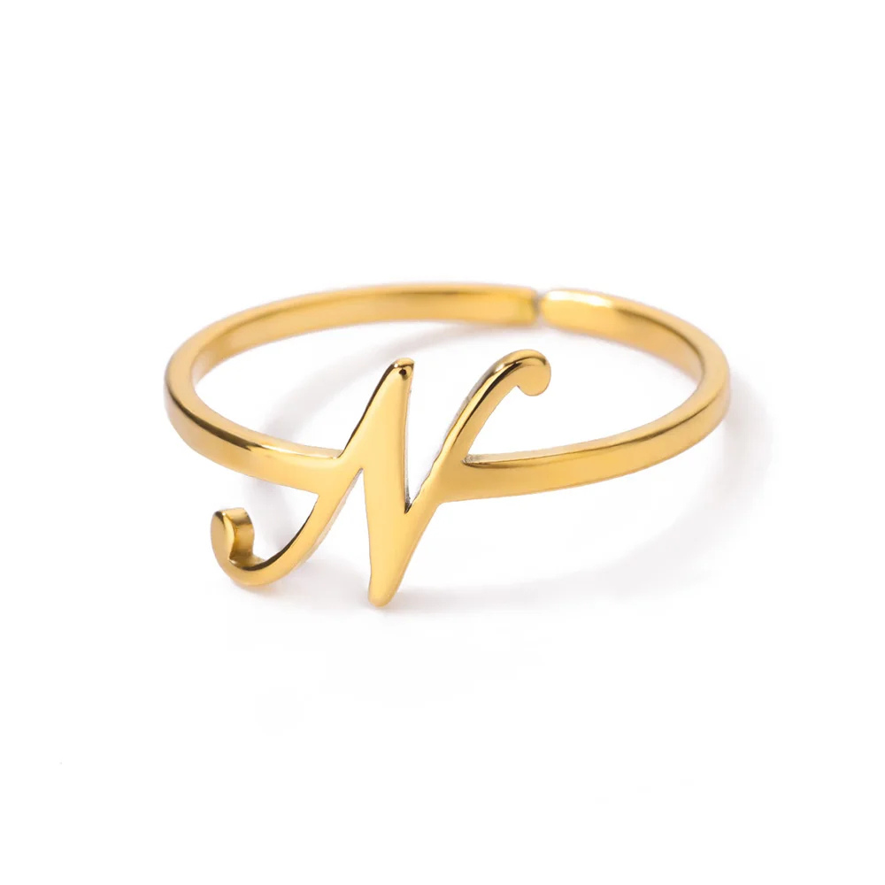 Bague Initiale N Femme