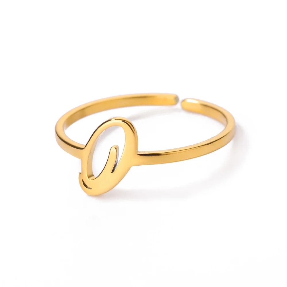 Bague Femme Initiale O