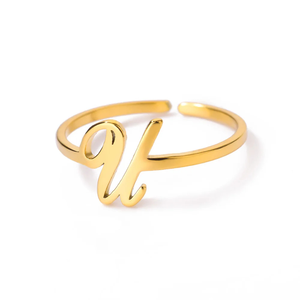 Bague Initiale U Femme