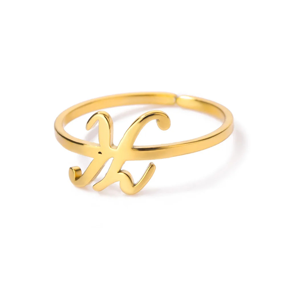 Bague Femme Initiale H