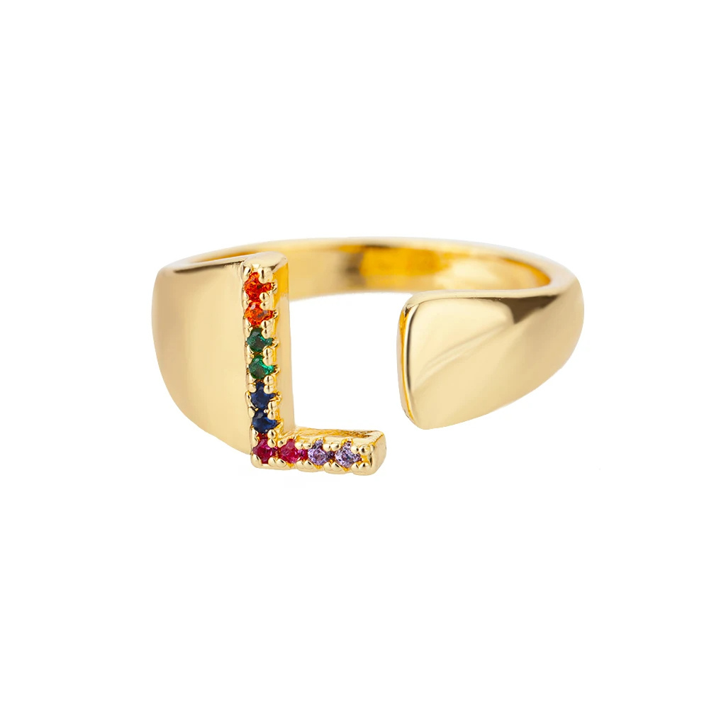 Bague Couleur Initiale L