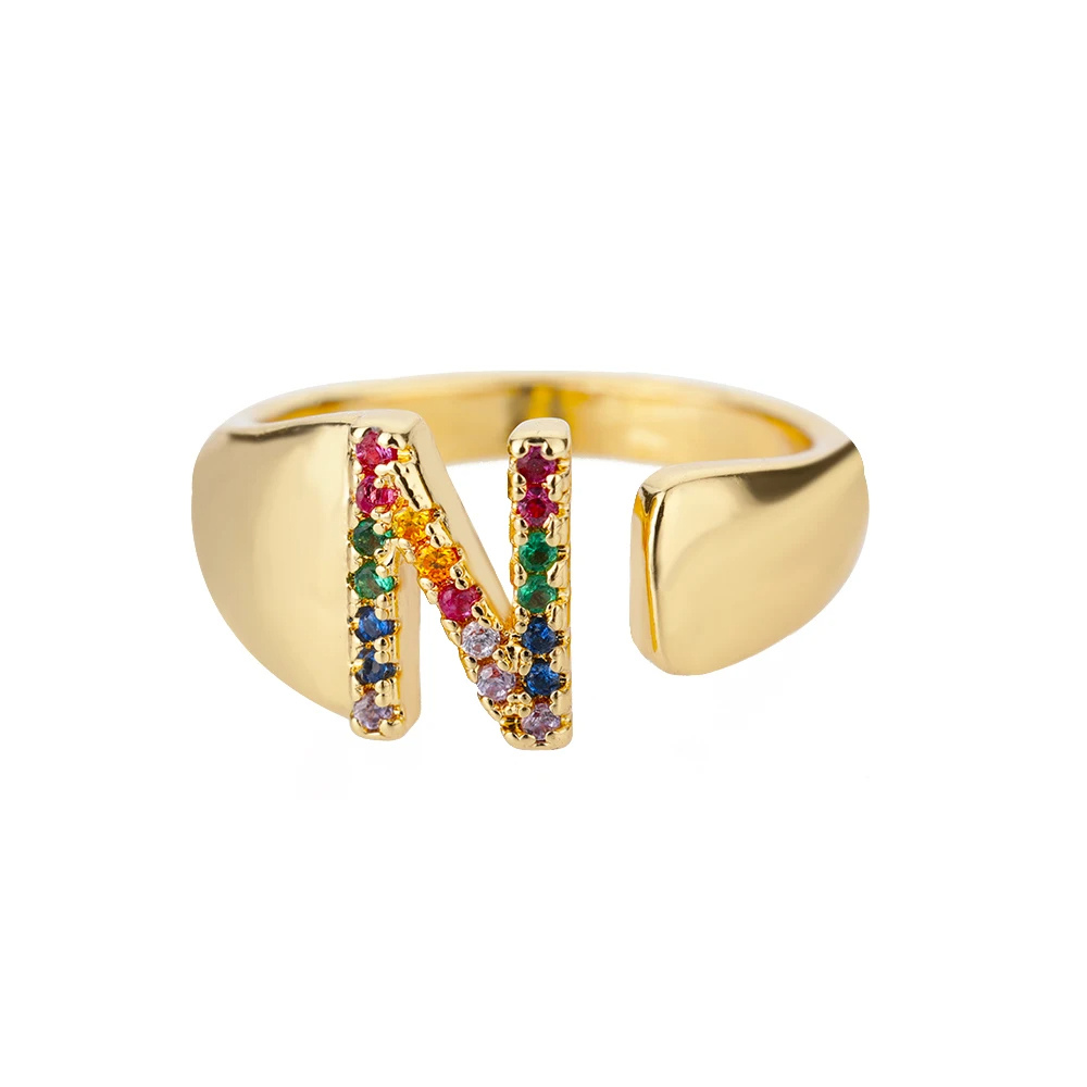 Bague Couleur Initiale N