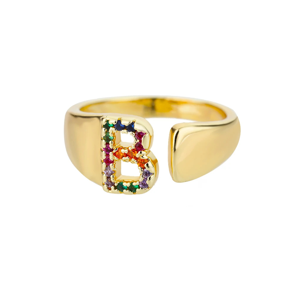 Bague Initiale B Or