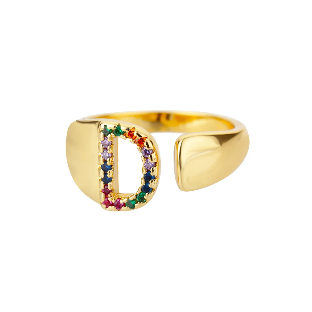 Bague Initiale D Or