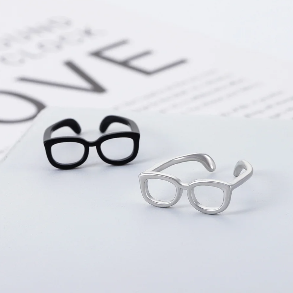 Bague Lunettes Acier Inoxydable