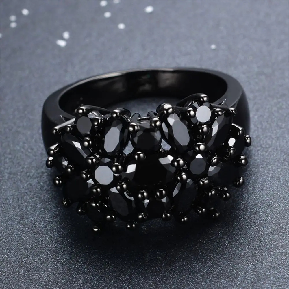 Bague Quartz Noire femme