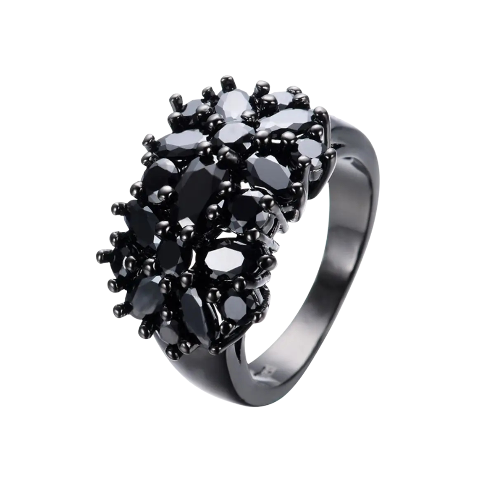 Bague Quartz Noire