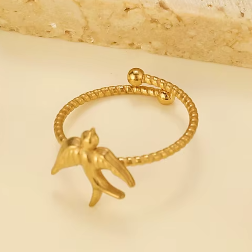 Bague Oiseau Doré