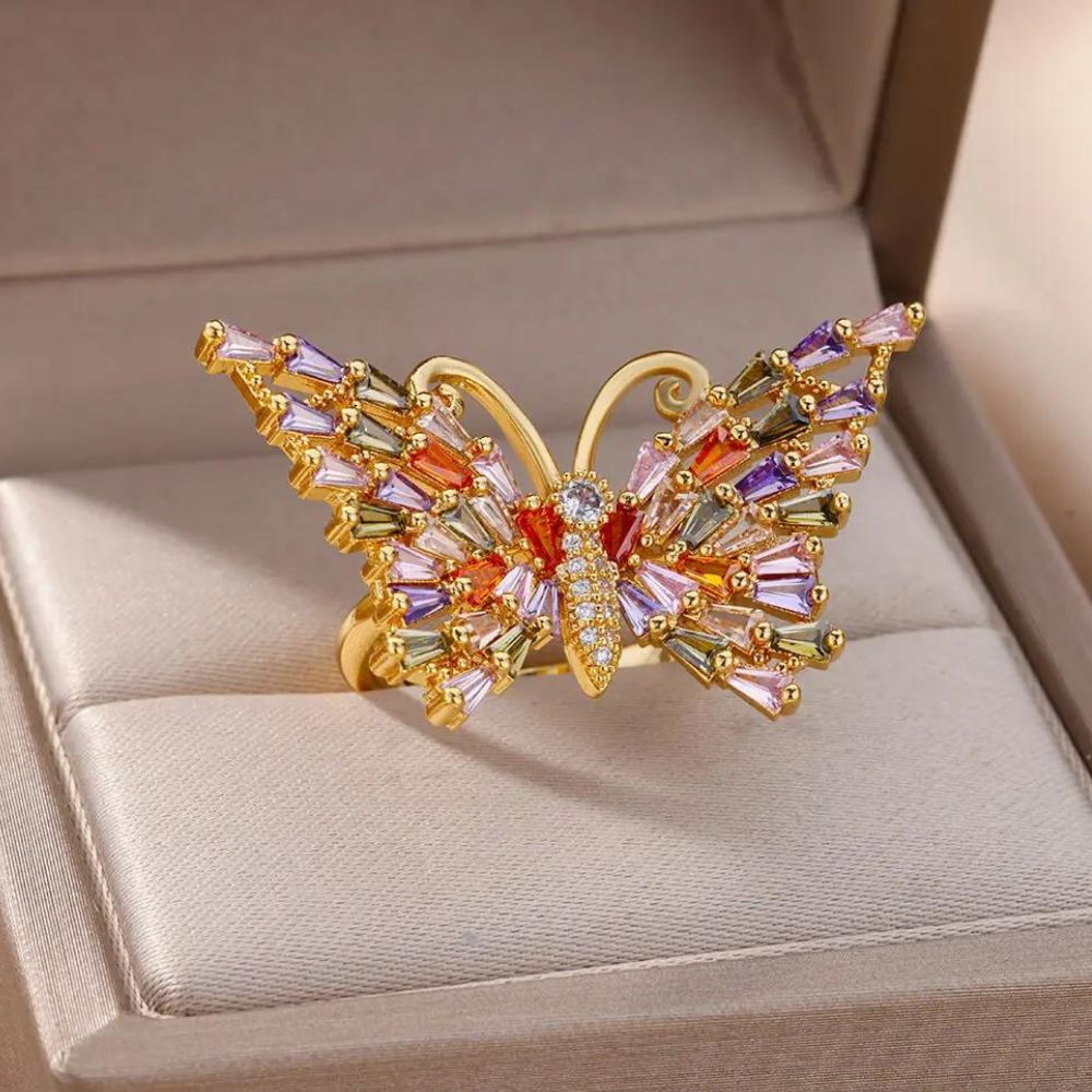 Bague Papillon Anna Or