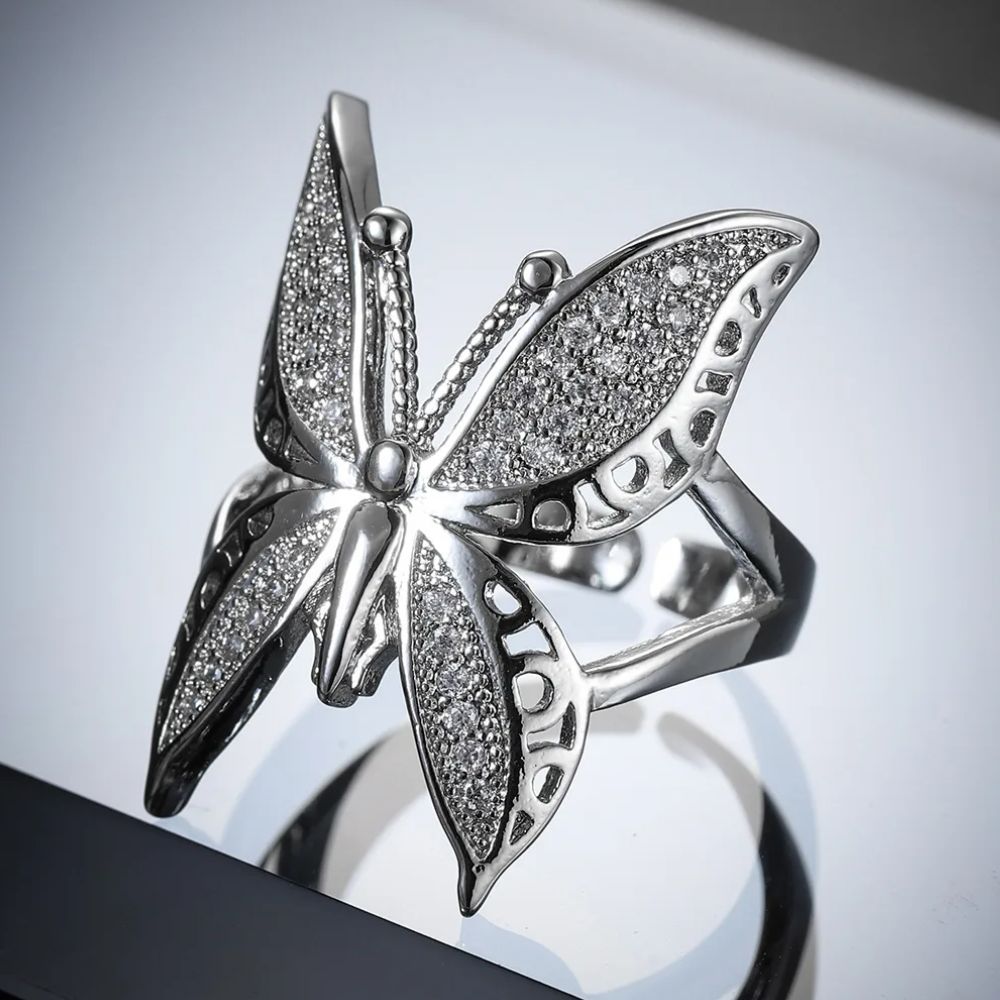 Bague Papillon Vintage 