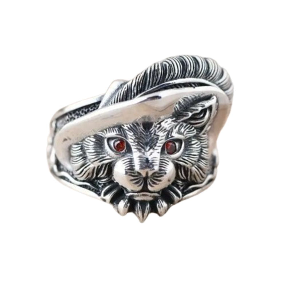 Bague Lion Plume