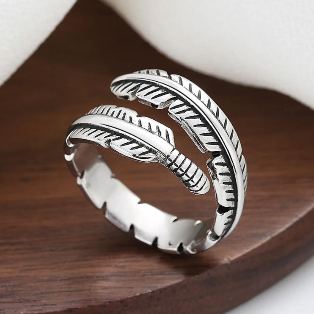 Bague Plume Argent 925 Arène Bijoux - Main Image