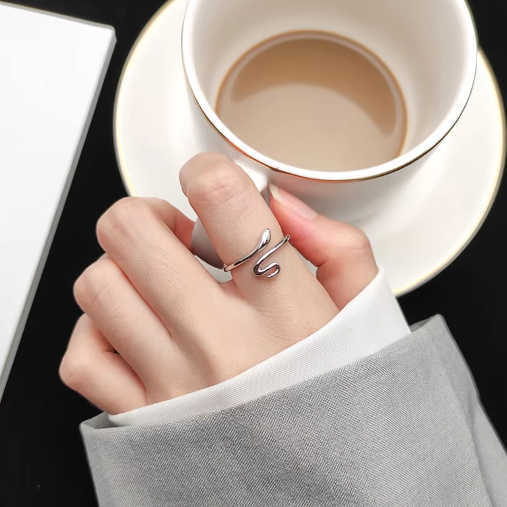 Bague Serpent Argent