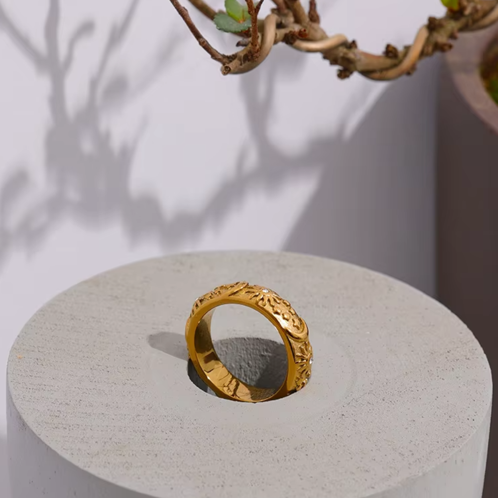 Bague Soleil Or