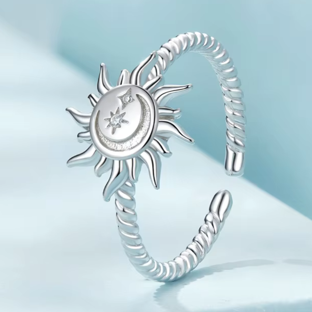 Bague Soleil Argent