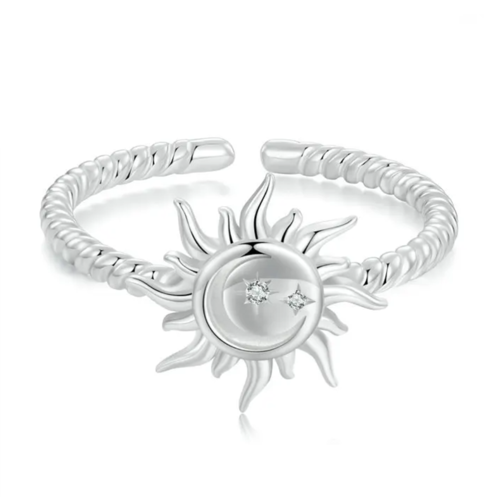 Bague Soleil Argent