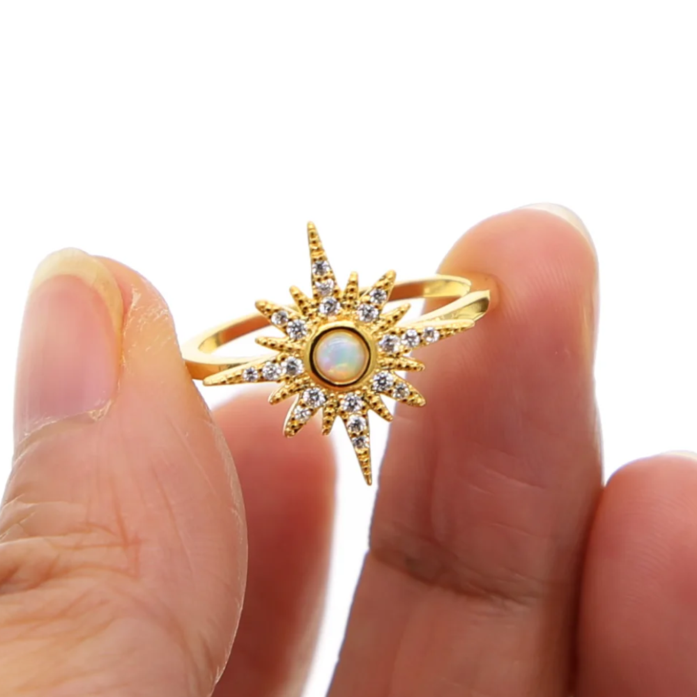 Bague Soleil d'Été Acier