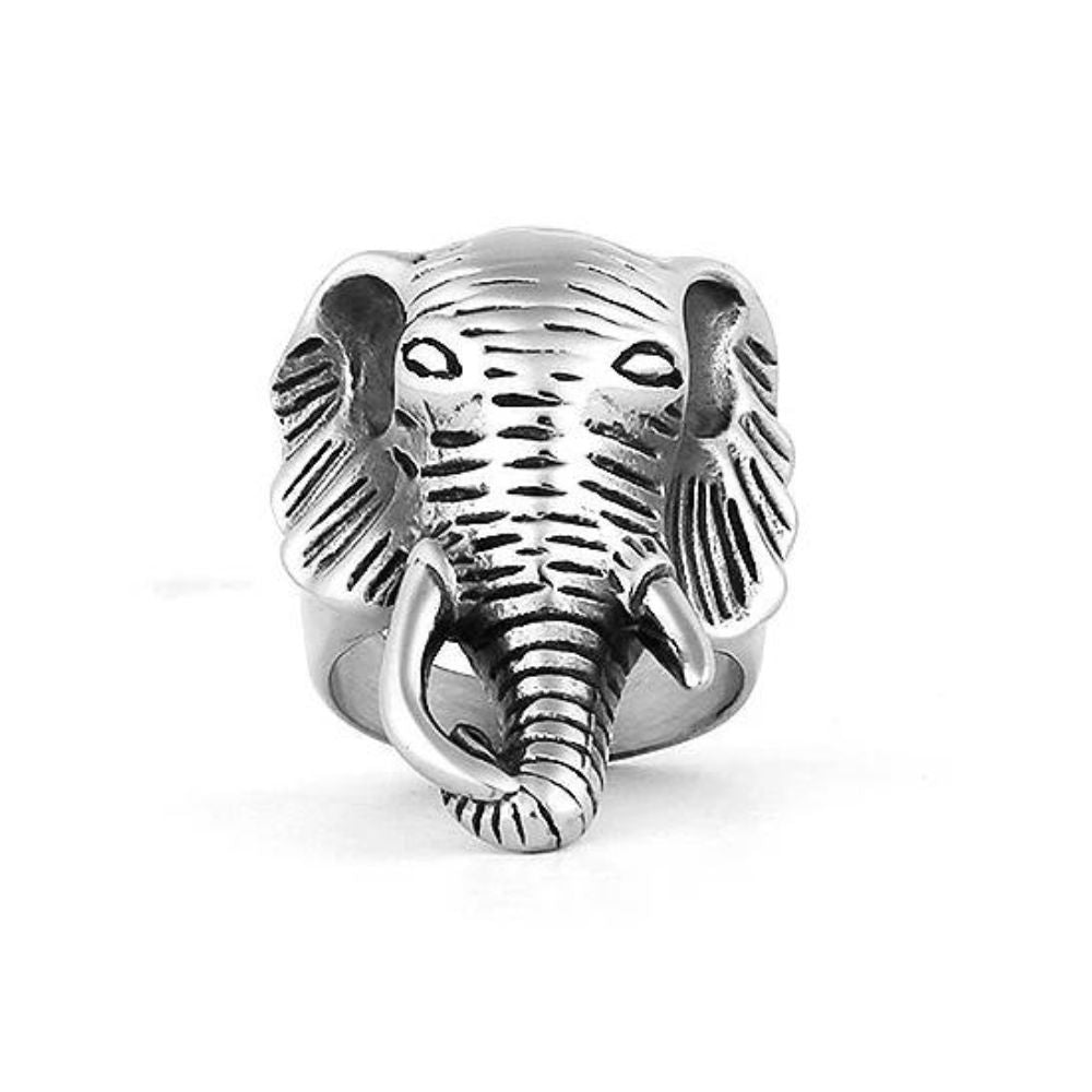 Bague Tête Éléphant