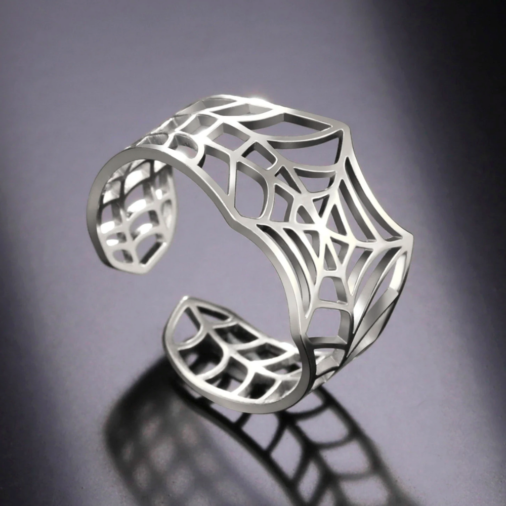 Bague Toile Araignée Argent