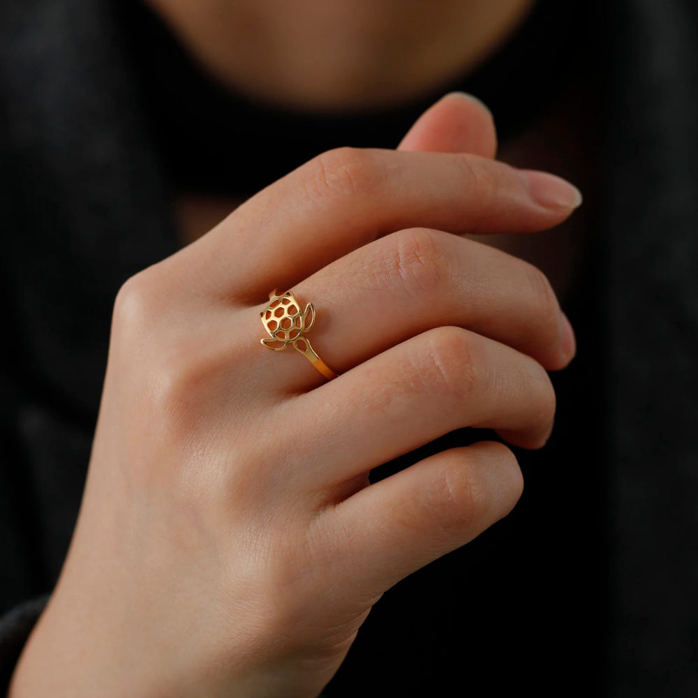 bague tortue de mer femme
