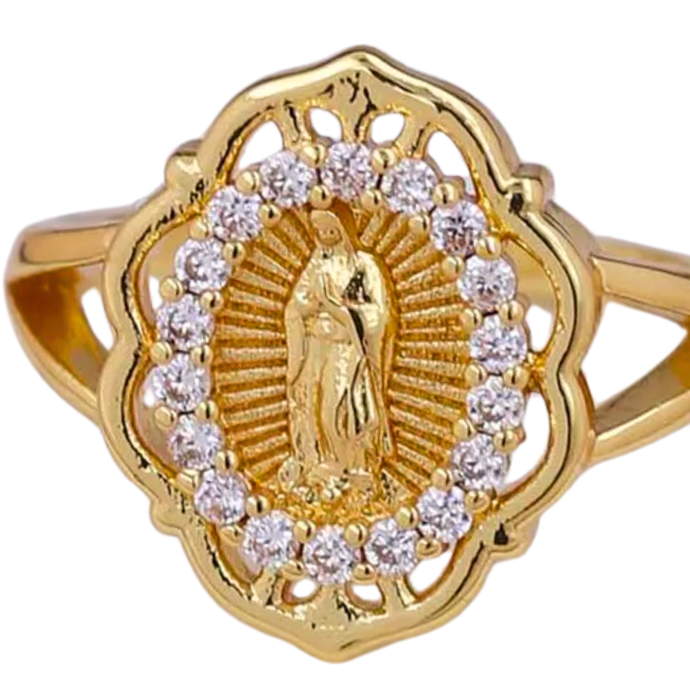 Bague Vierge Marie Diamant pas cher