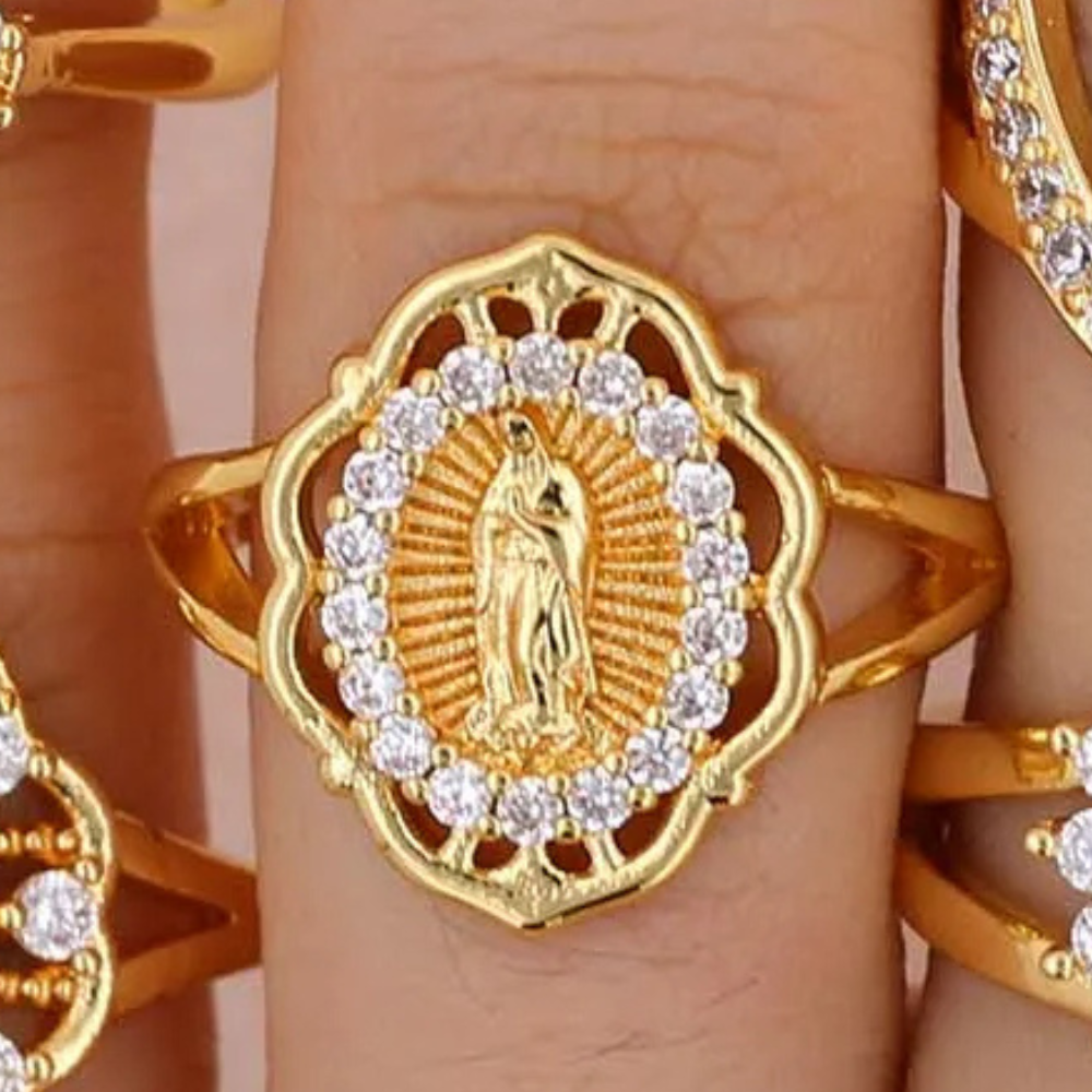 Bague Vierge Marie Diamant