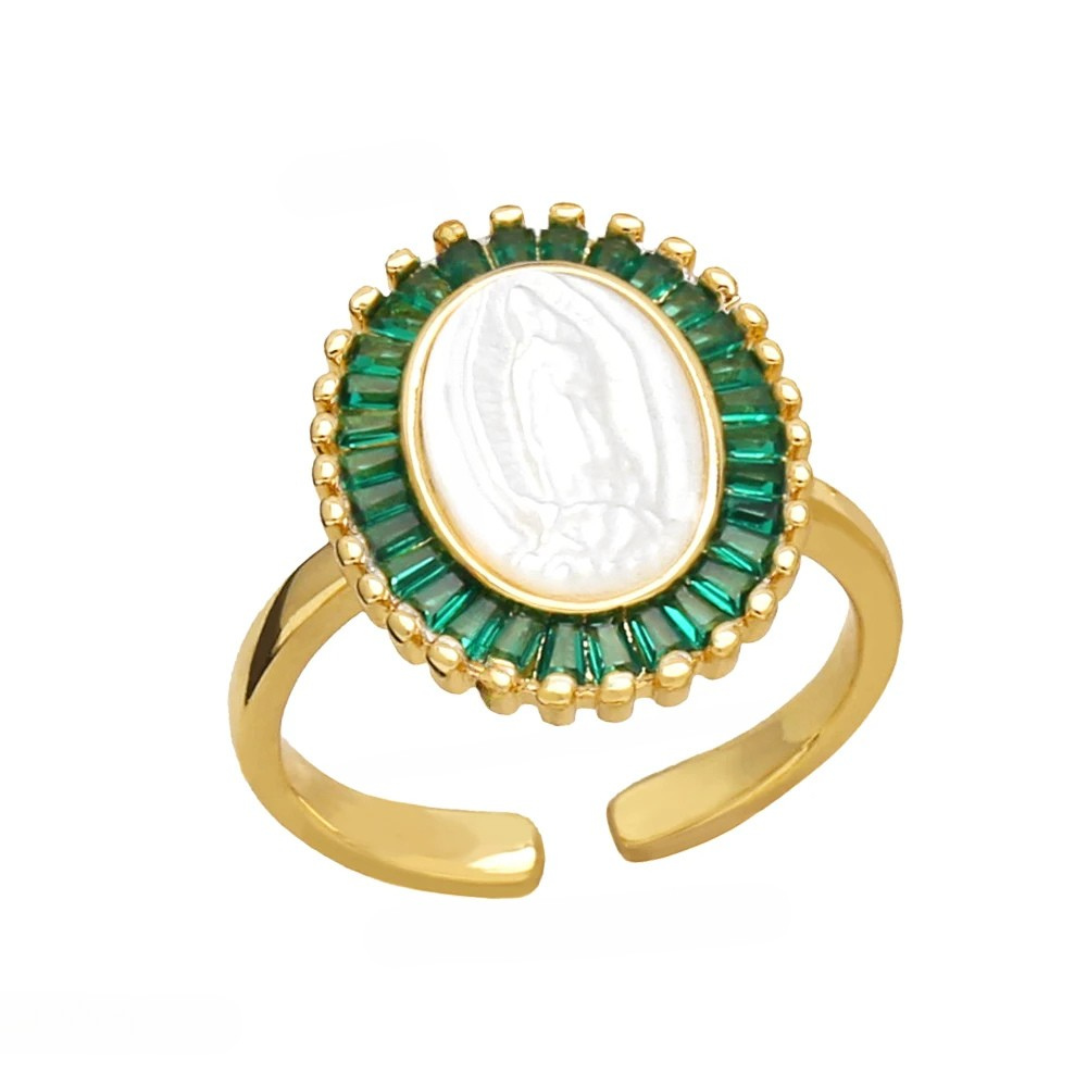 Bague Vierge Marie Nacre Stass pas cher