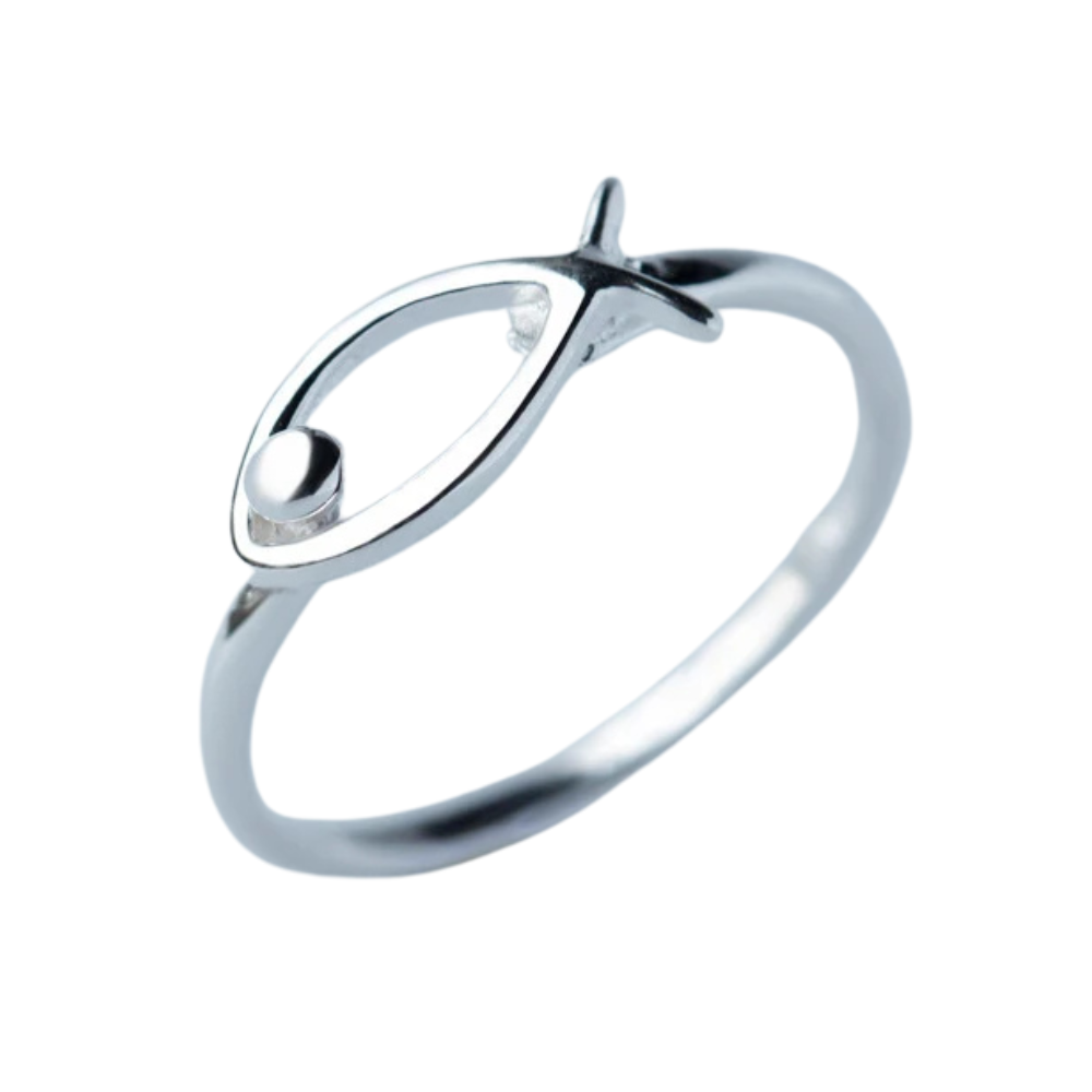 Bague Poisson Simple