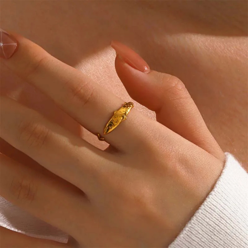 Bague Poisson reglable