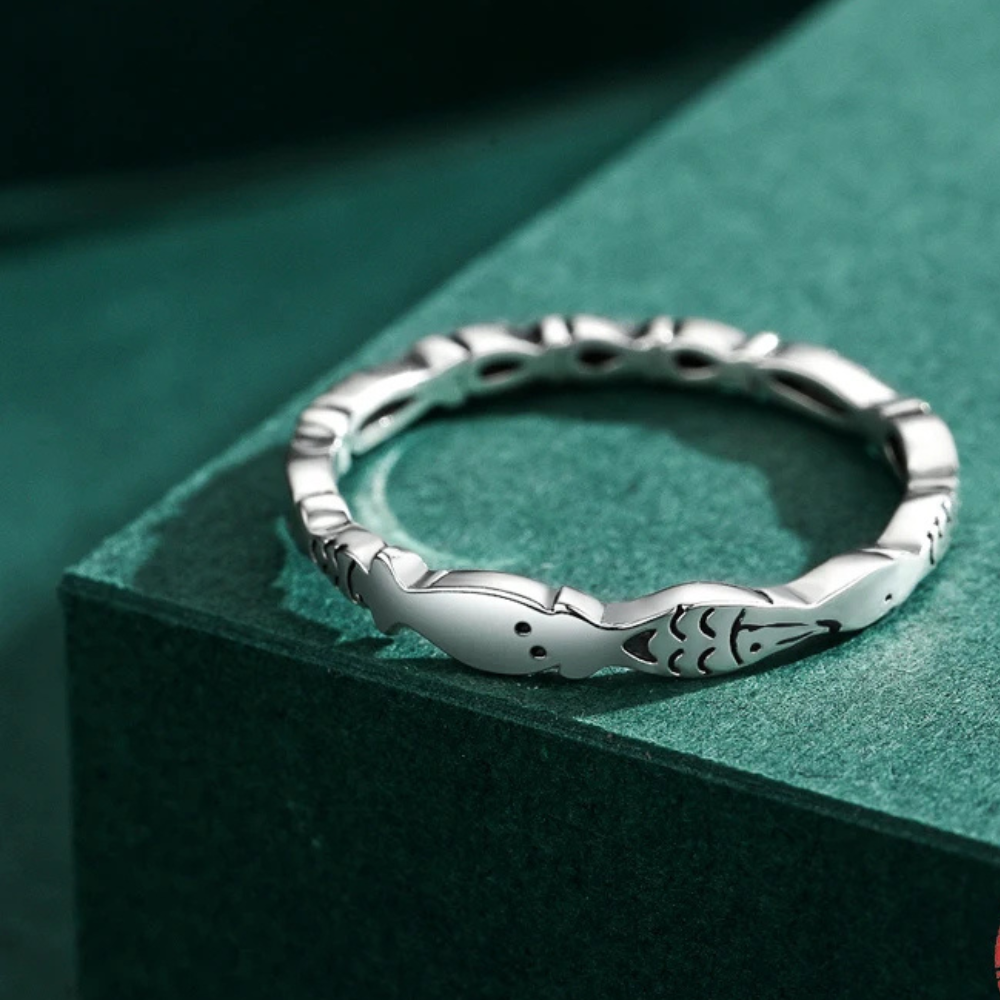 Bague Poisson Argent femme