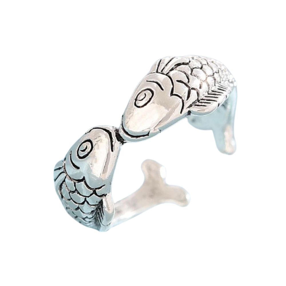 Bague Poisson Argent Massif