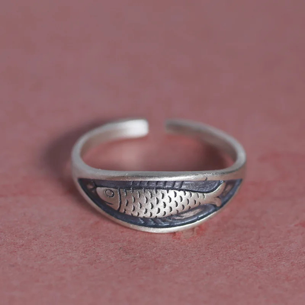 Bague Poisson ouverte