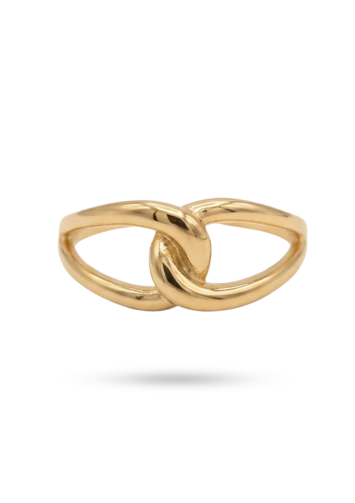 Bague Entrelacée Ajourée or