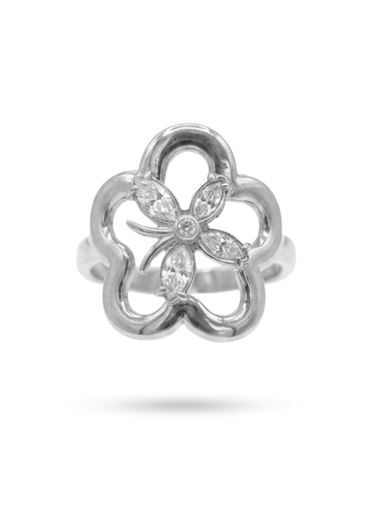 Bague Fleur Tendance Femme