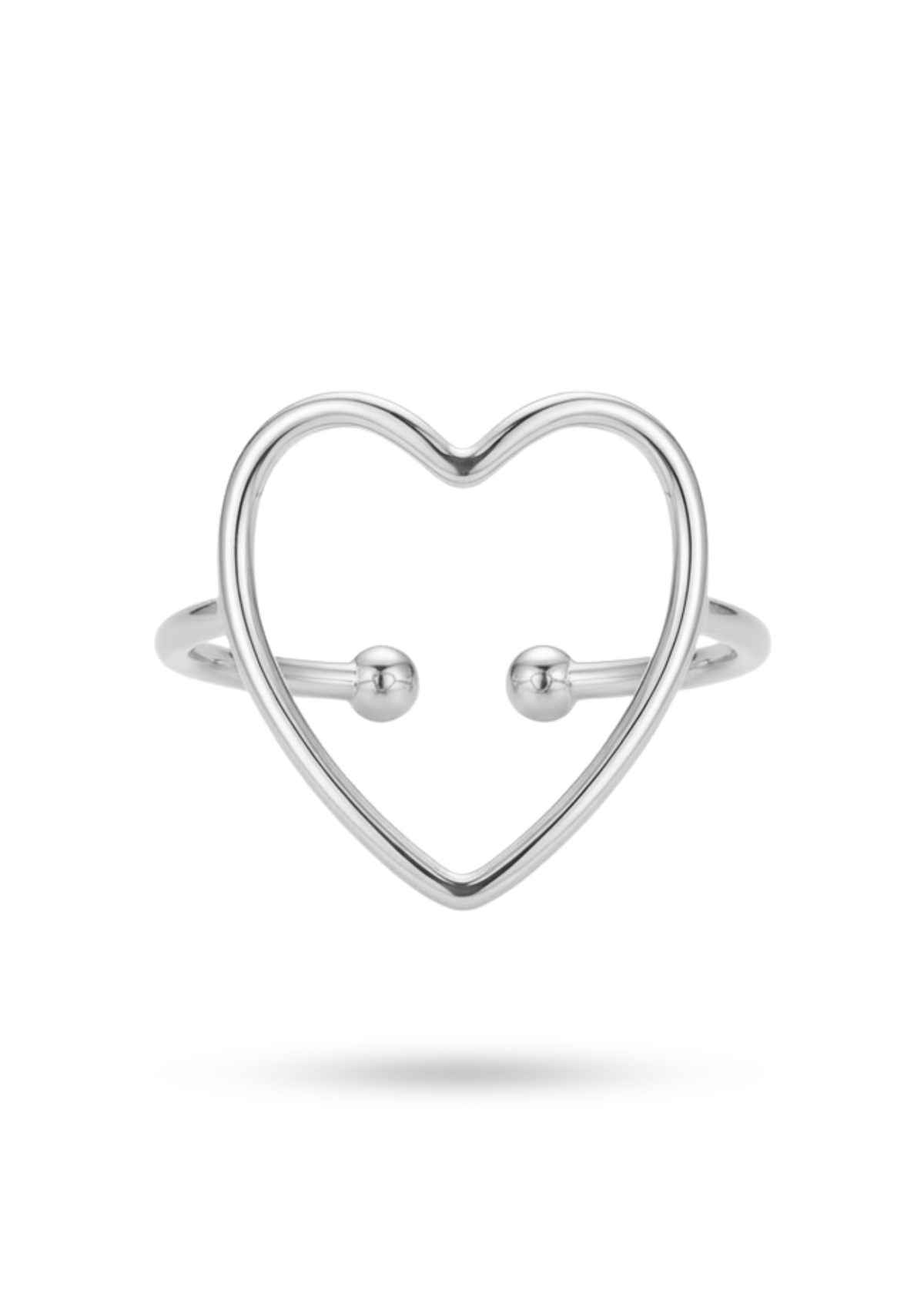 Bague Grand Cœur Ajouré