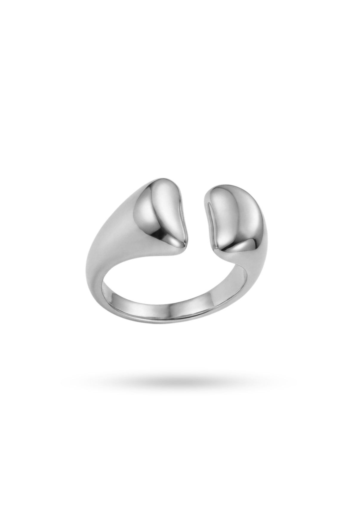 Bague Bombée Design argent