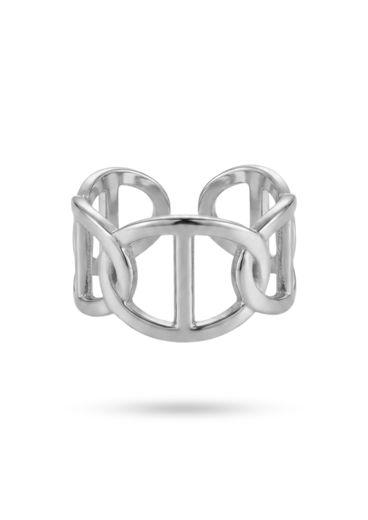 Bague Large Maille Marine