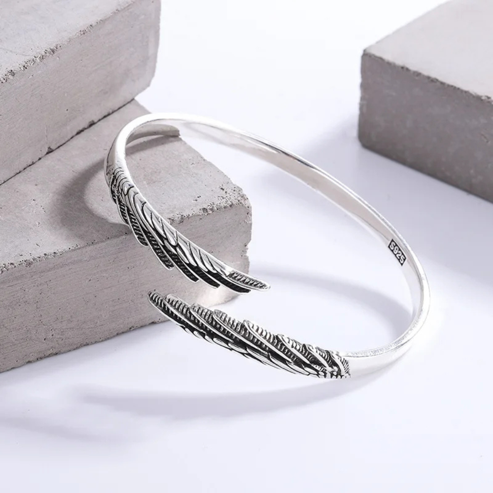 Bracelet Plume ailes homme