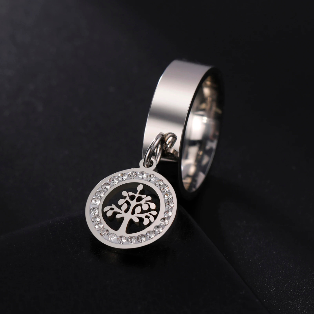 Bague Breloque Arbre de Vieacier