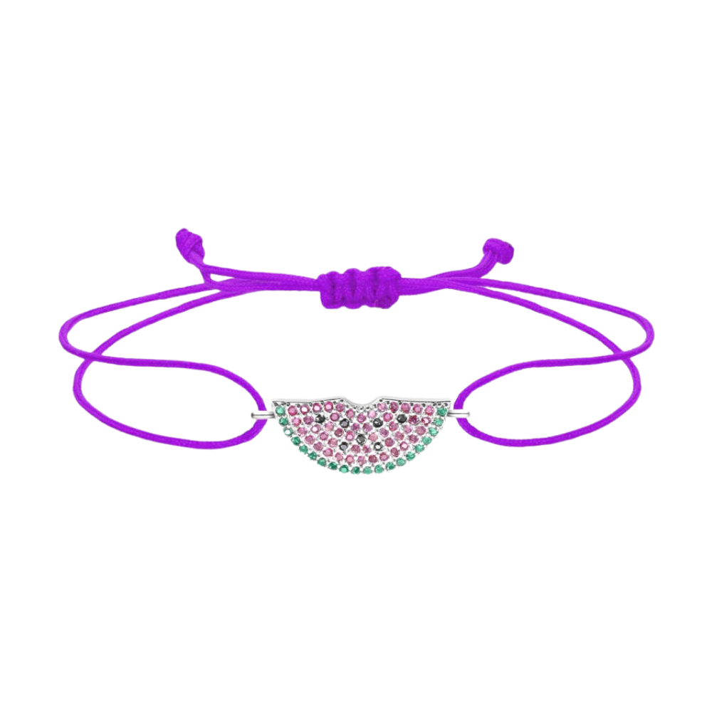 Bracelet Pastèque violet