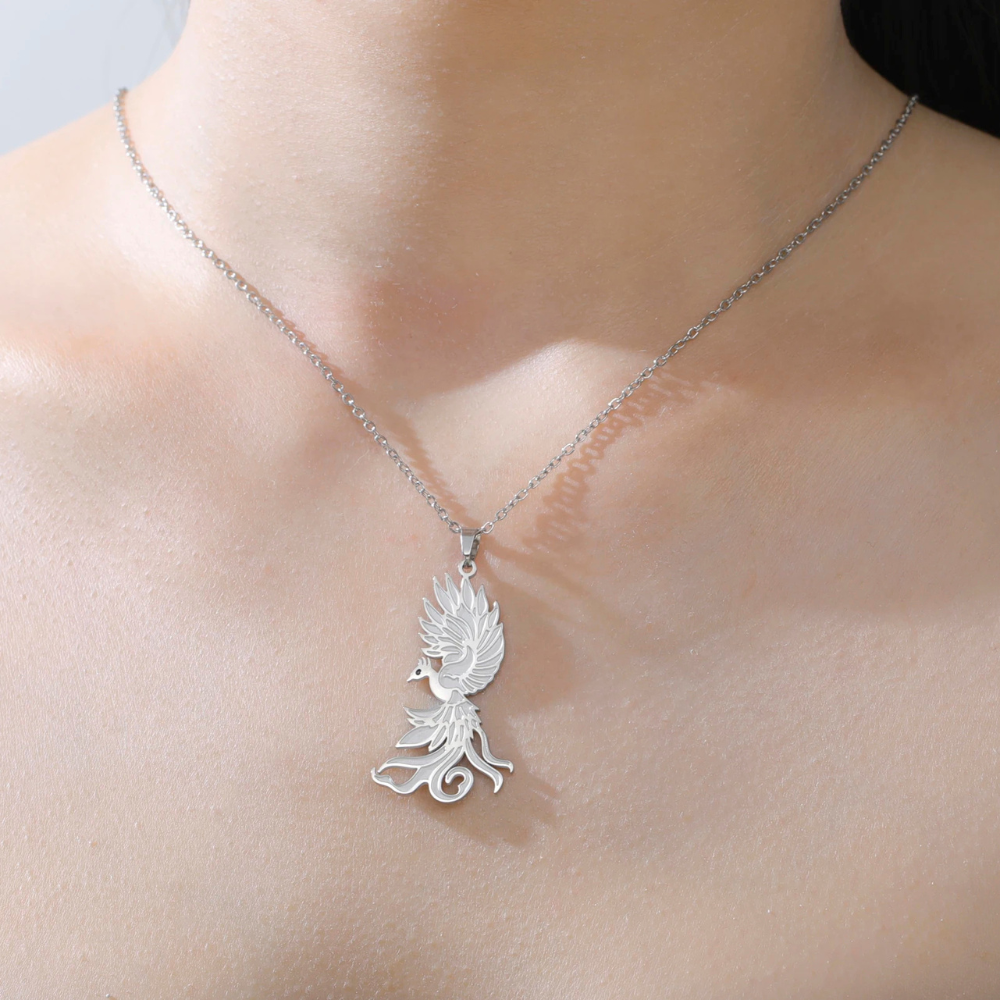Collier Phoenix Volant femme