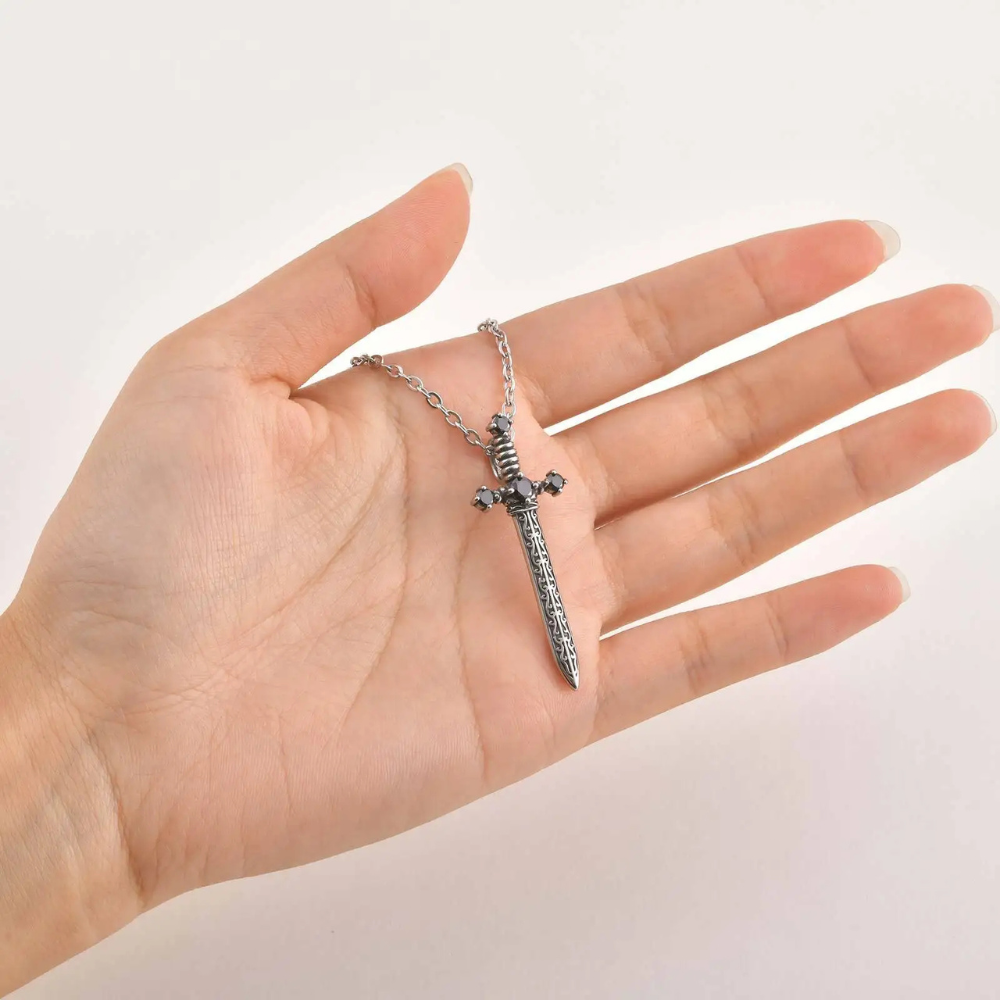 Collier Épée Viking Homme pendentif