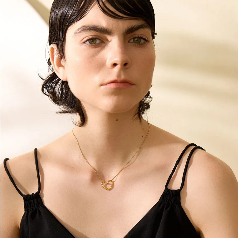 Collier Coeur Minimaliste femme