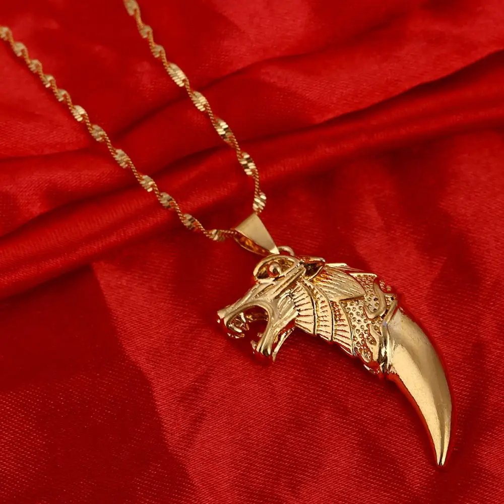 Collier Dent de Loup homme