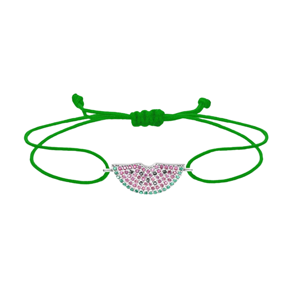 Bracelet Pastèque vert