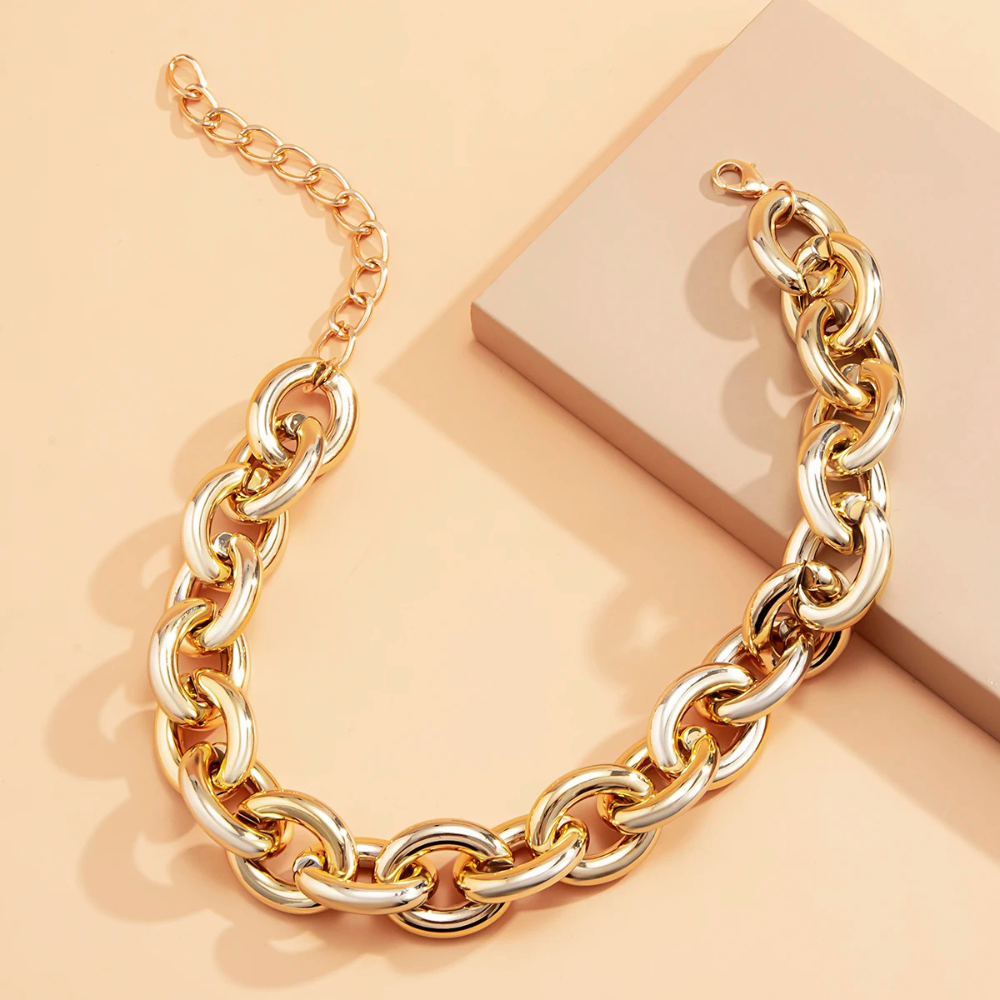 Collier Grosse Maille Doré collier